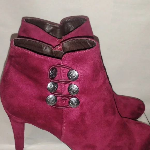 RIALTO Womens Cairo Fabric Closed Toe Ankle Fashion Suede Boots, Size 10M - Picture 2 of 12